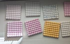 handmade gypsum bubble trays