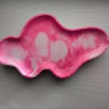 Pink gypsum modern vanity dish tray