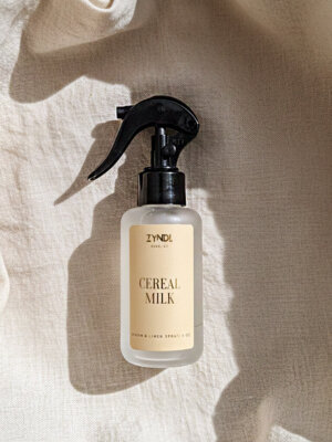 Cereal milk room spray bottle