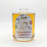 Mango-scented reed diffuser bottle