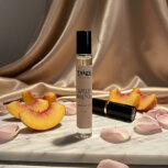 Perfume oil with peaches and petals. best roll-on perfume for ladies
