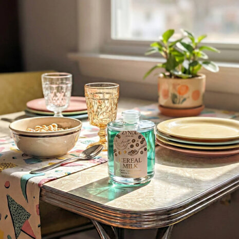 cereal milk Reed diffuser Table setting with cereal milk reed diffuser