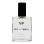 Bottle of pear and freesia perfume