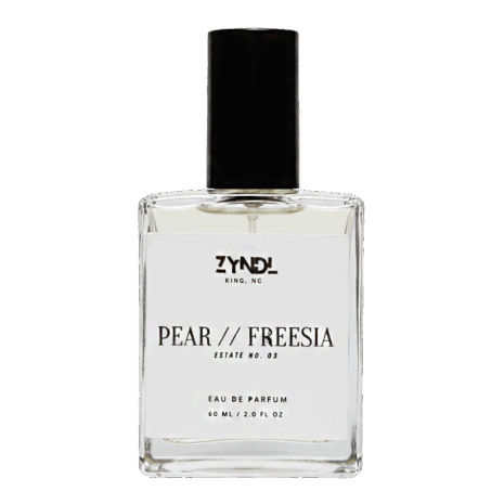 freesia scents Bottle of pear and freesia perfume