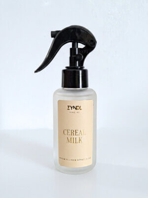 Cereal milk room spray bottle