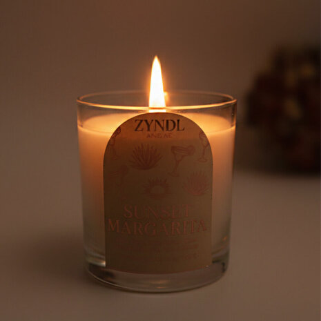 margarita scented candles Candle with sunset margarita scent