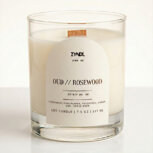 Oud Candle. Soy candle with oud and rosewood. oud gift set for her