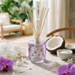 sea salt and orchid diffuser with floral elements.