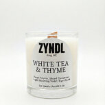 White tea and thyme scented candle