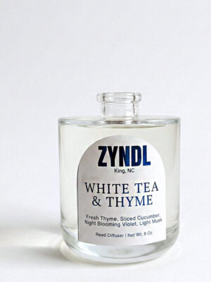 white tea and thyme reed diffuser