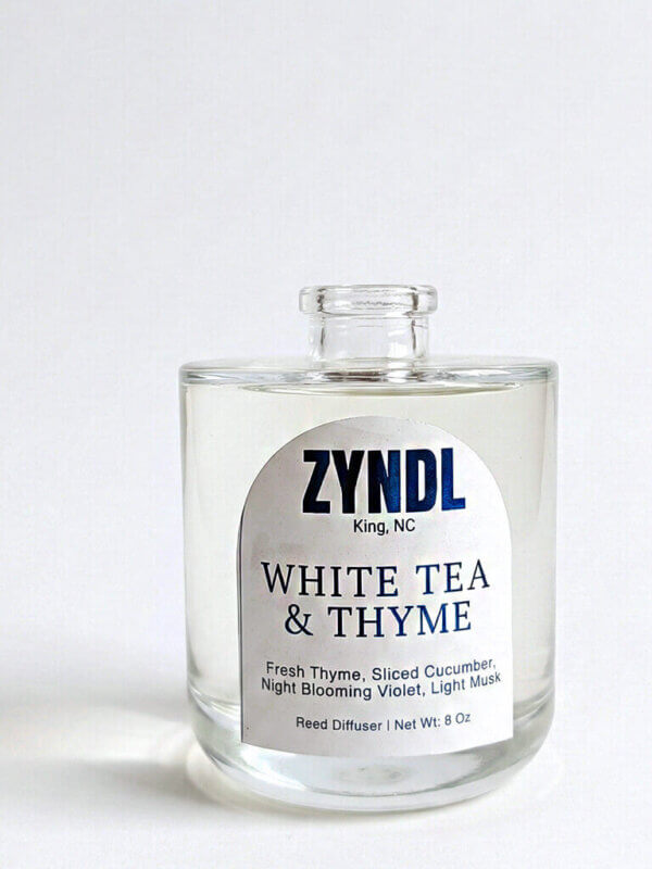 white tea and thyme reed diffuser