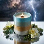 ozone scented candle