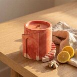 Ginger scented candle